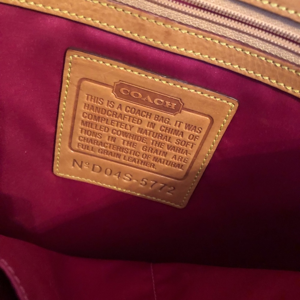 ❤️SALE!💥Coach laptop leather laptop messenger bag - Picture 6 of 8